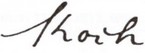 Unterschrift W. D. J. Koch